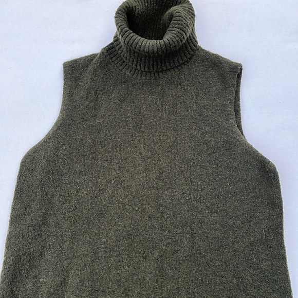 Cynthia Rowley Wool Blend Sleeveless Turtleneck Tunic Sweater - Picture 6 of 10